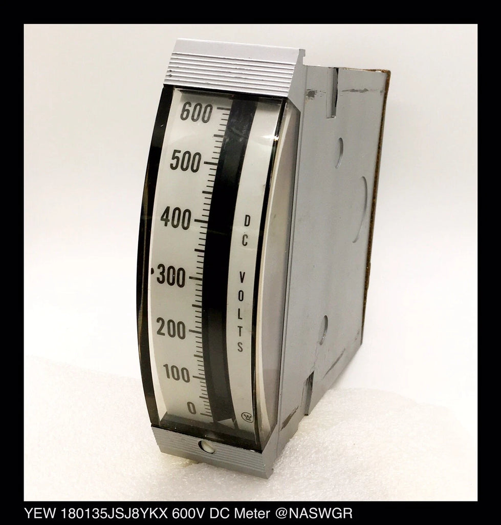 YEW 1800135JSJ8YKW - 4" Vertical Panel Meter - 0-600V DC