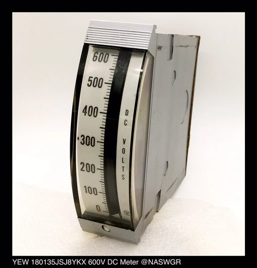 YEW 1800135JSJ8YKW - 4" Vertical Panel Meter - 0-600V DC