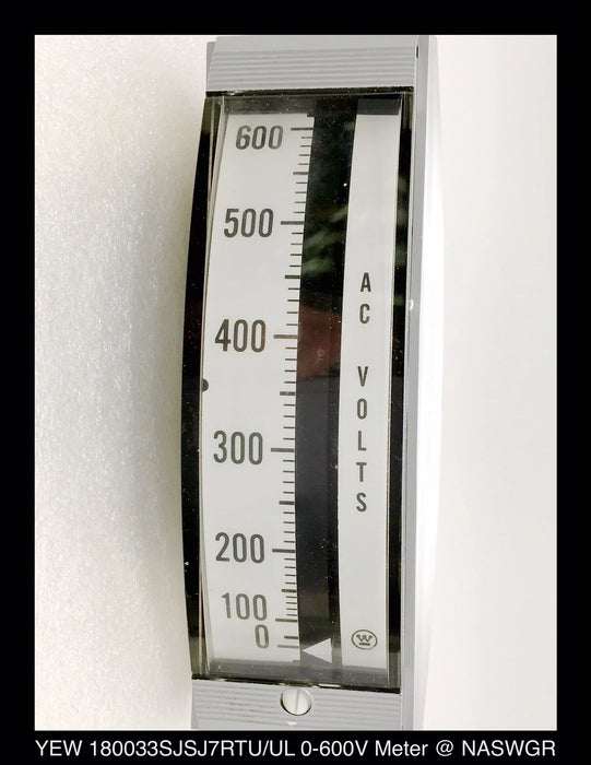 YEW 180033SJSJRTU/UL - 4" Vertical Panel Meter - 0-600V, AC