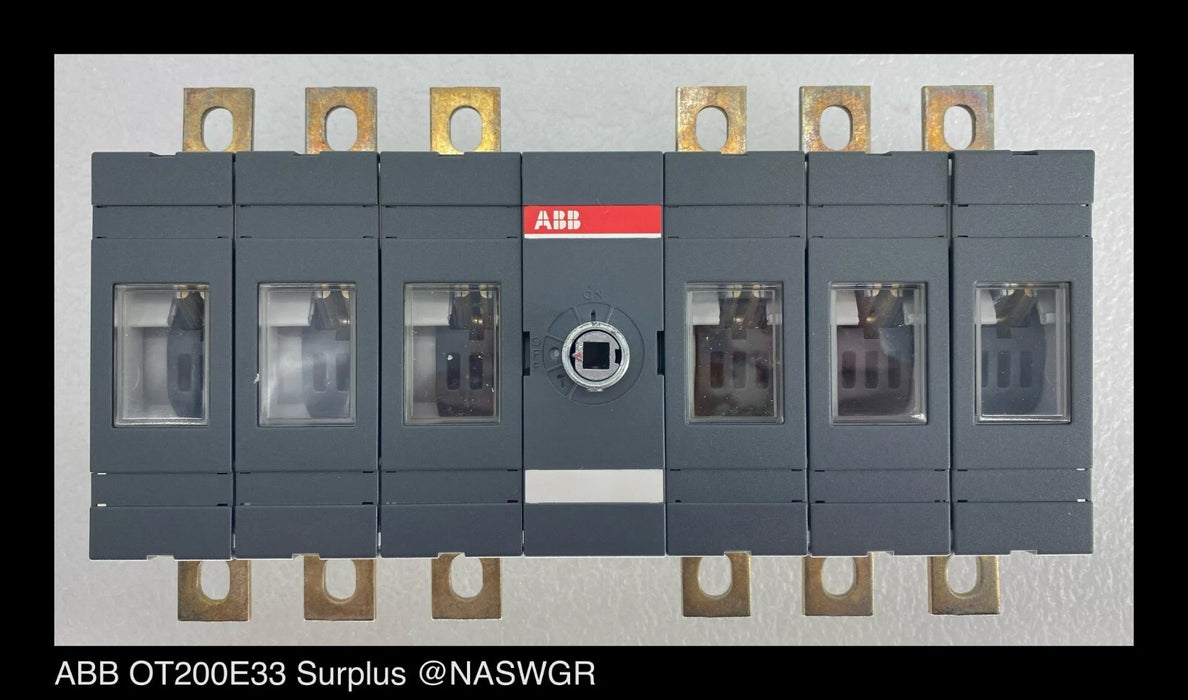 ABB OT200E Open Disconnects SWITCHLINE Series Item# OT200E33 - Disconnect Switch