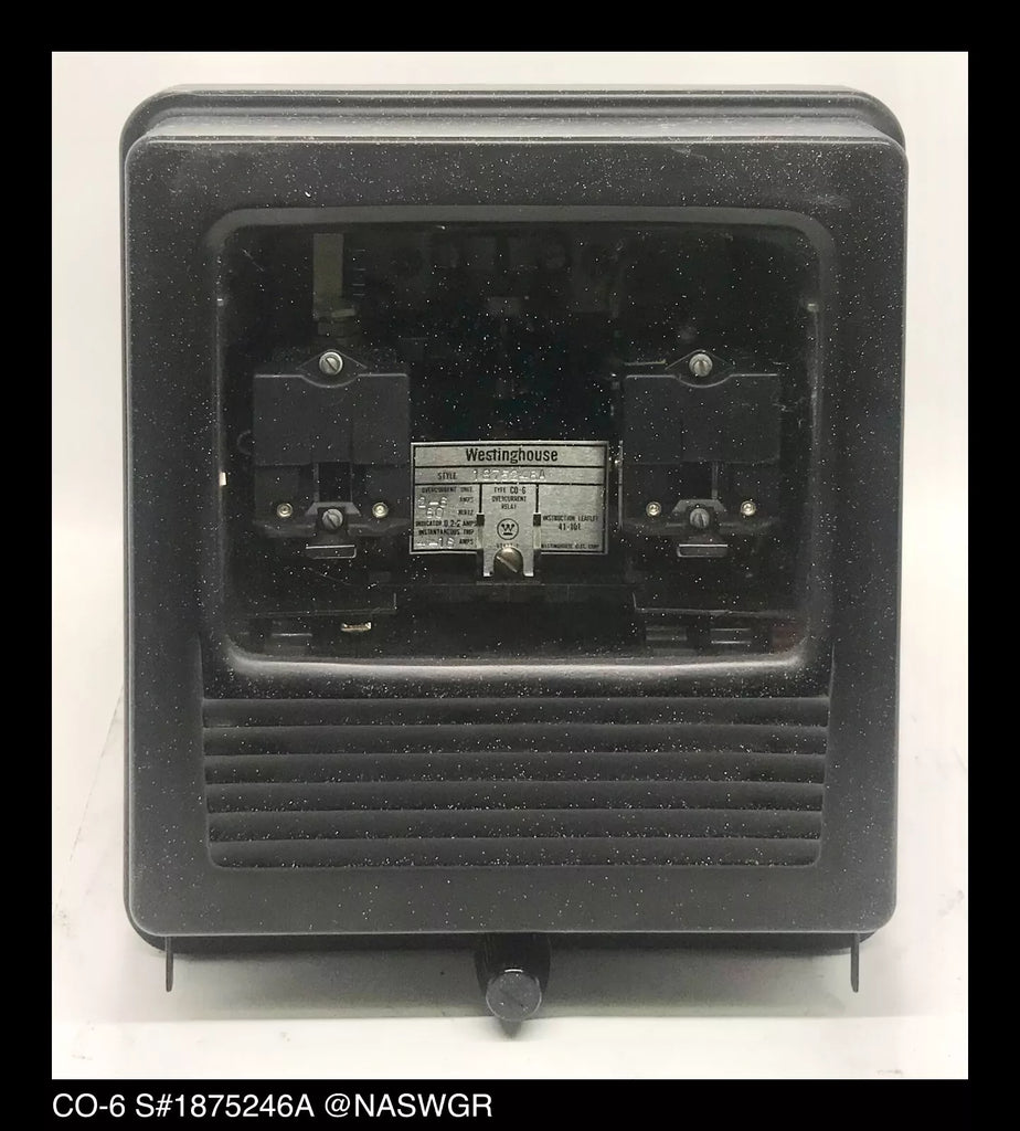 Westinghouse CO-6, 1875246A Overcurrent Relay - 2/6 Amp