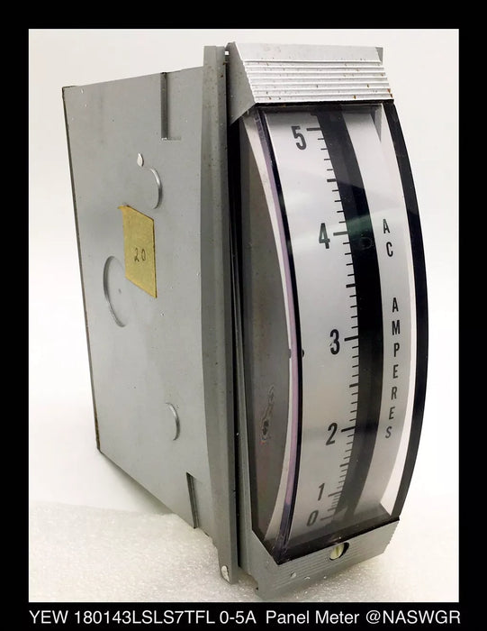 YEW 180143LSLS7TFL - 4" Vertical Panel Meter - 0-5A, AC