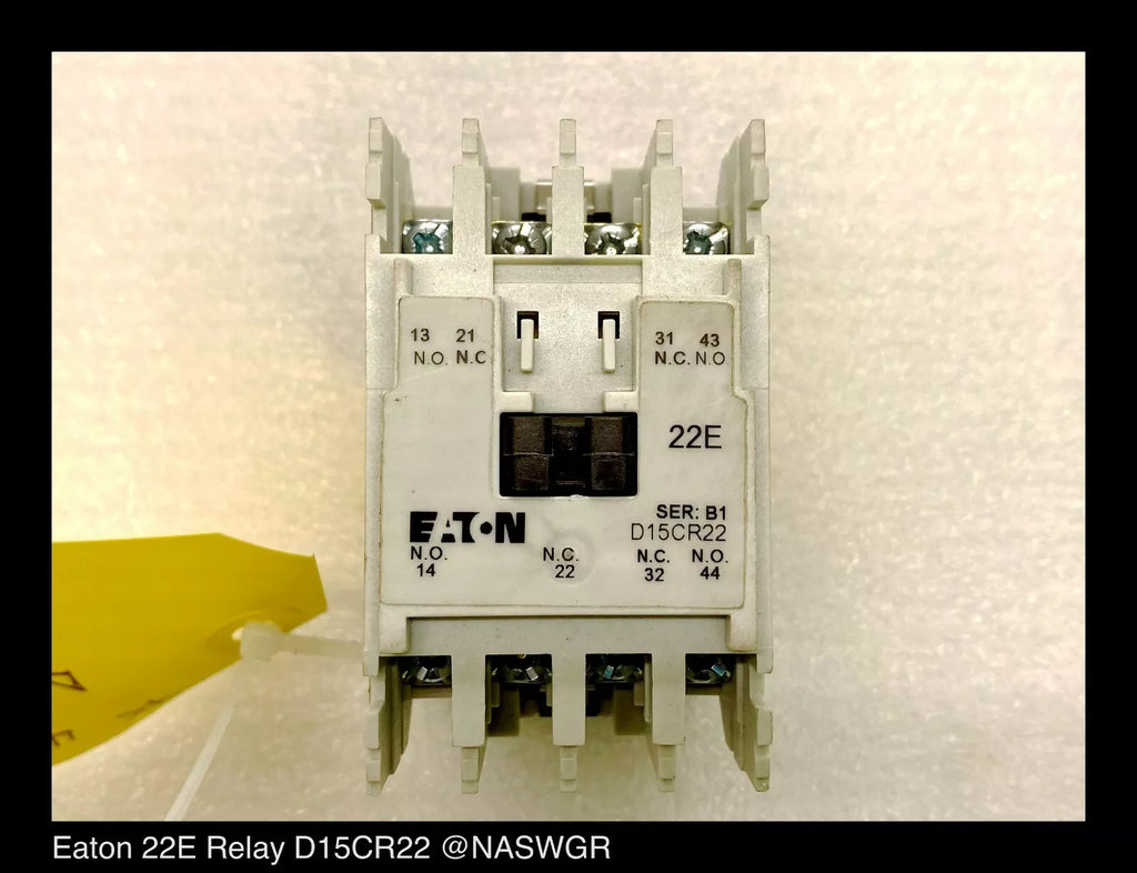 Eaton D15CR22AB Multipole Machine Tool Relay - 120vAC — North American ...