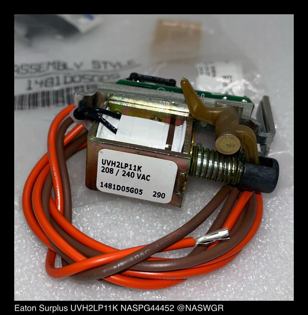 Eaton UVH2LP11K Undervoltage Release 1481D05G05 Unused Surplus