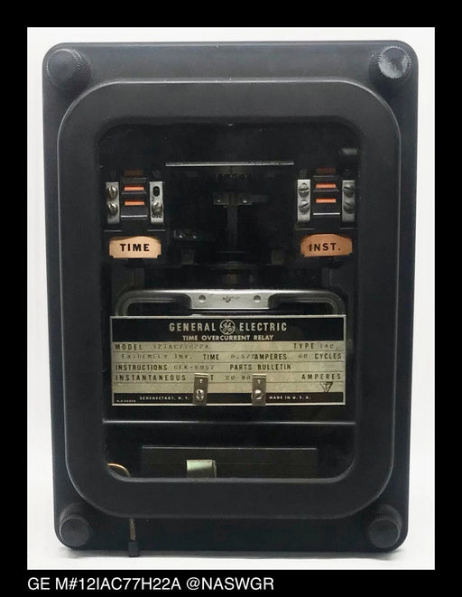 GE 12IAC77H22A Overcurrent Relay - 0.5/2 Amp