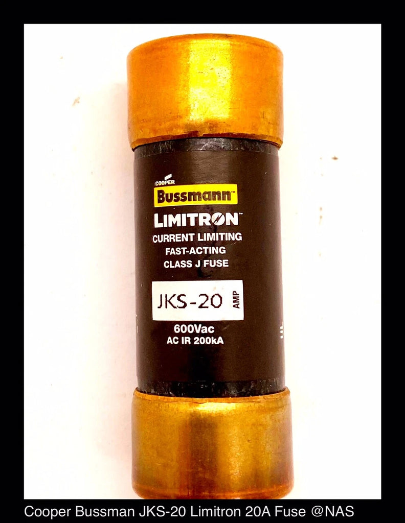 Share JKS-20 ~ Cooper Bussman JKS-20 Limitron® 20Amp Fuse - New Surplus