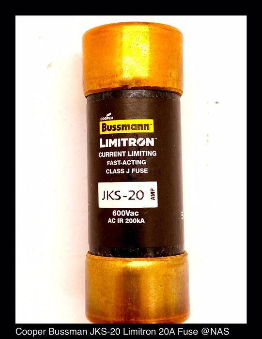 Share JKS-20 ~ Cooper Bussman JKS-20 Limitron® 20Amp Fuse - New Surplus