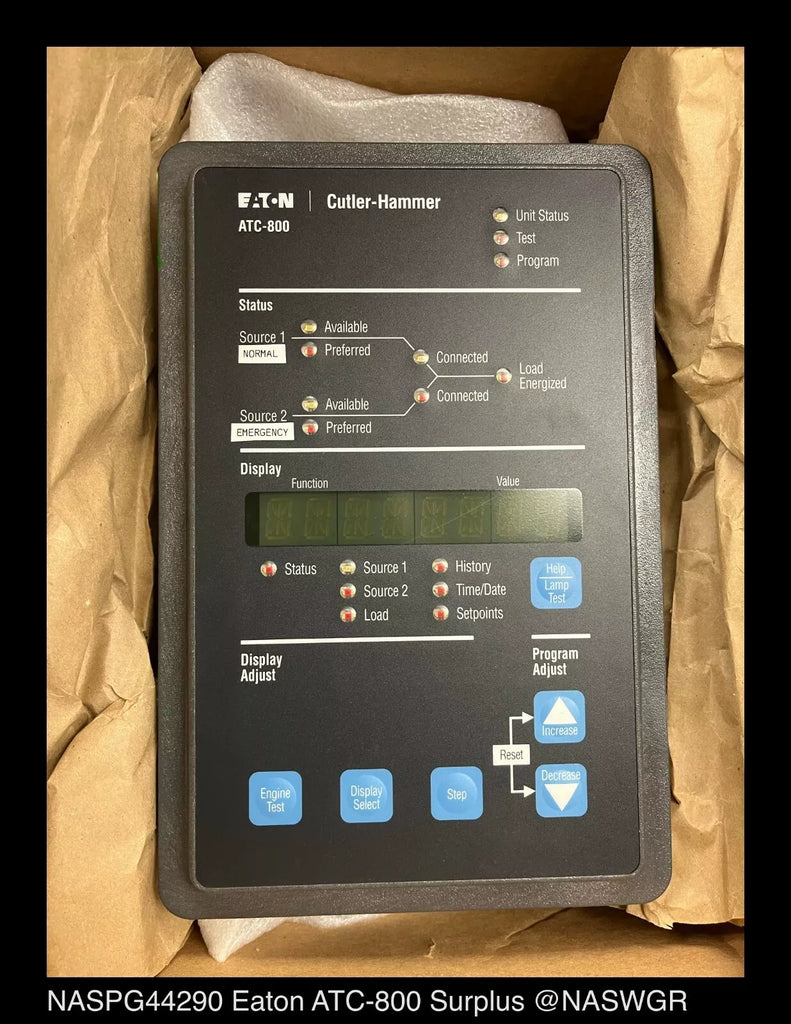 Eaton ATC-800, 2D78580G03 Automatic Transfer Switch Controller Relay - Unused