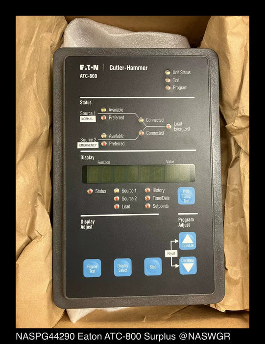 Eaton ATC-800, 2D78580G03 Automatic Transfer Switch Controller Relay - Unused