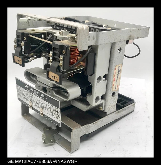 GE 12IAC77B806A Overcurrent Relay - 2/15 Amp