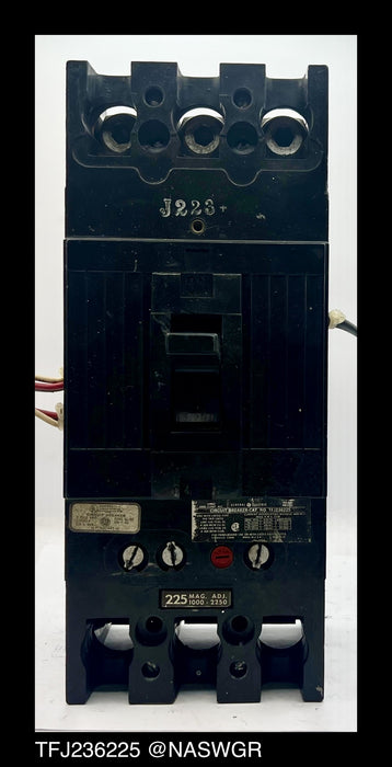 General Electric TFJ236225 Molded Case Circuit Breaker - 225 Amp