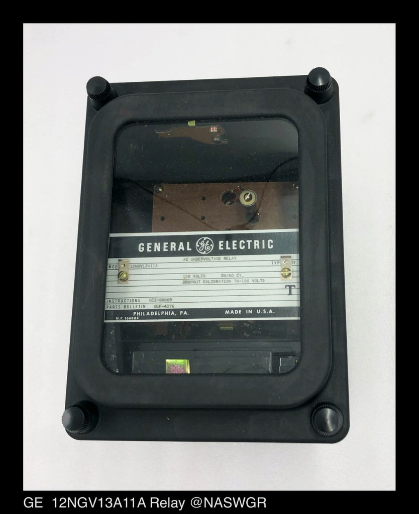 GE 12NGV13A11A Undervoltage Relay - 120vAC - Unused Surplus