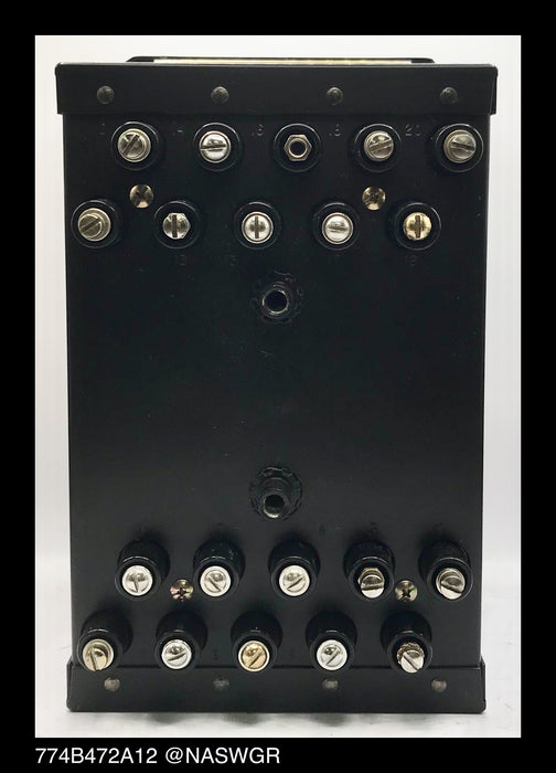 Westinghouse AR, 774B472A12 High Speed Auxiliary Relay - 125vDC