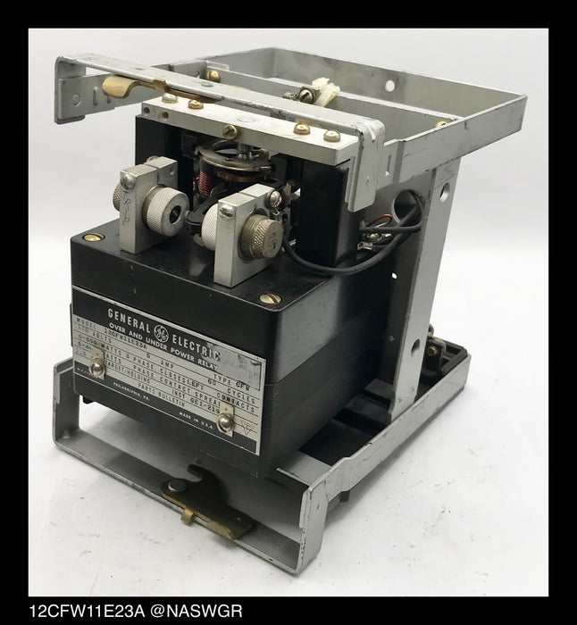GE 12CFW11E23A Over & Under Power Relay - 5 Amp, 115vAC