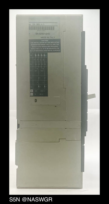 ABB SACE Isomax S5N Molded Case Circuit Breaker - 400 Amp