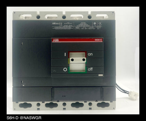 ABB SACE Isomax S6H-D Molded Case Switch - 800 Amp