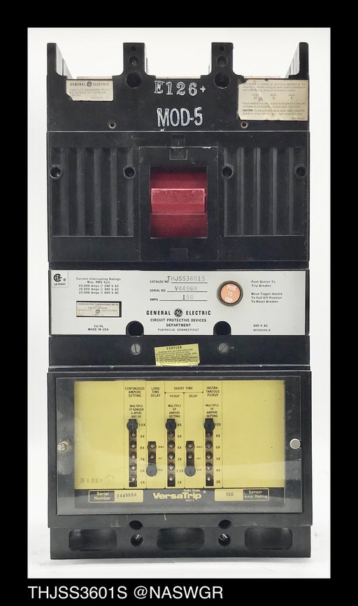 GE THJSS3601S Molded Case Circuit Breaker - 150 Amp
