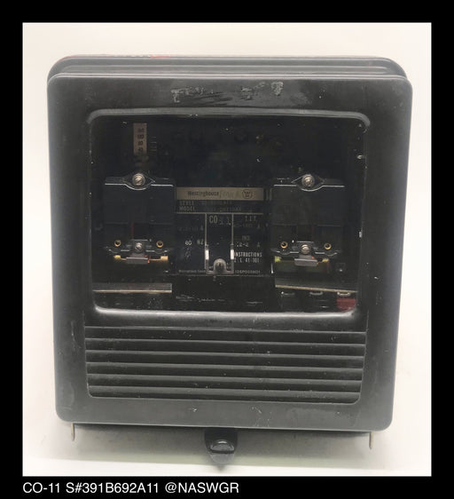Westinghouse CO-11, 391B692A11 Overcurrent Relay - 2.5/10 Amp
