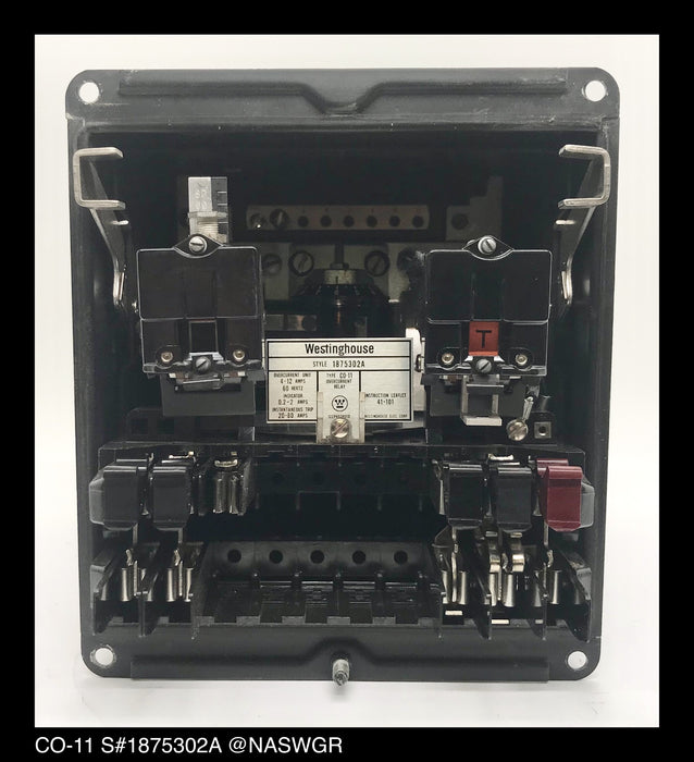 Westinghouse CO-11, 1875302A Overcurrent Relay - 4/12 Amp