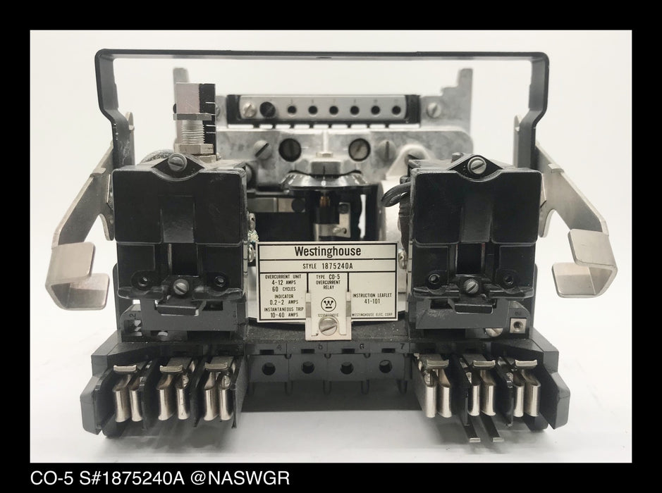 Westinghouse CO-5, 1875240A Overcurrent Relay - 4/12 Amp