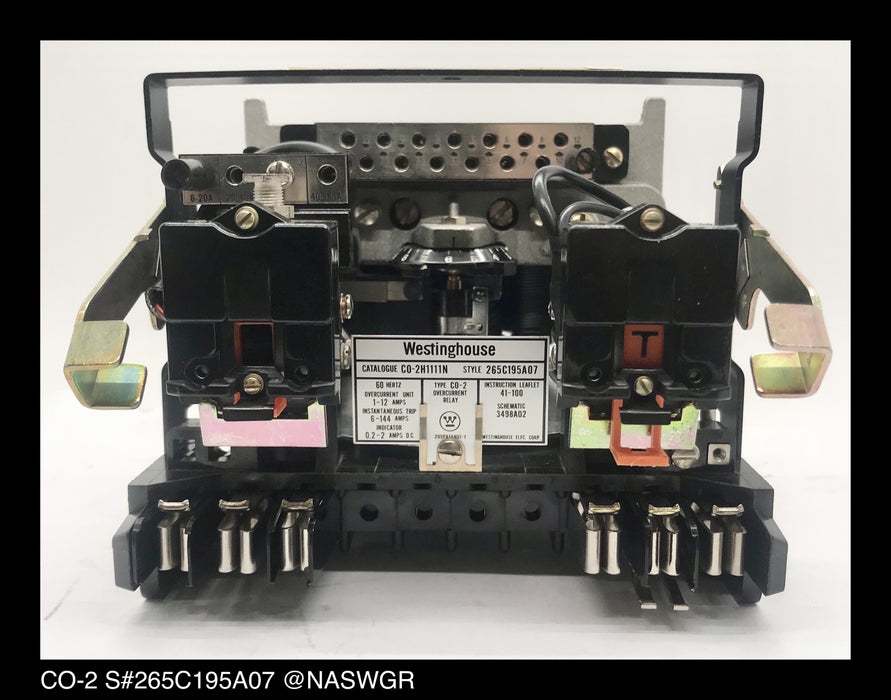 Westinghouse CO-2H1111N Overcurrent Relay - 1/12 Amp