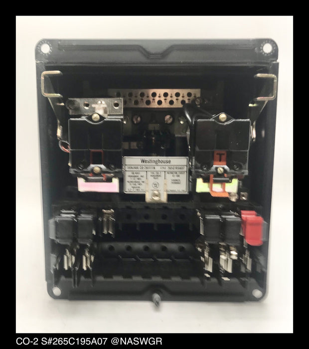 Westinghouse CO-2H1111N Overcurrent Relay - 1/12 Amp