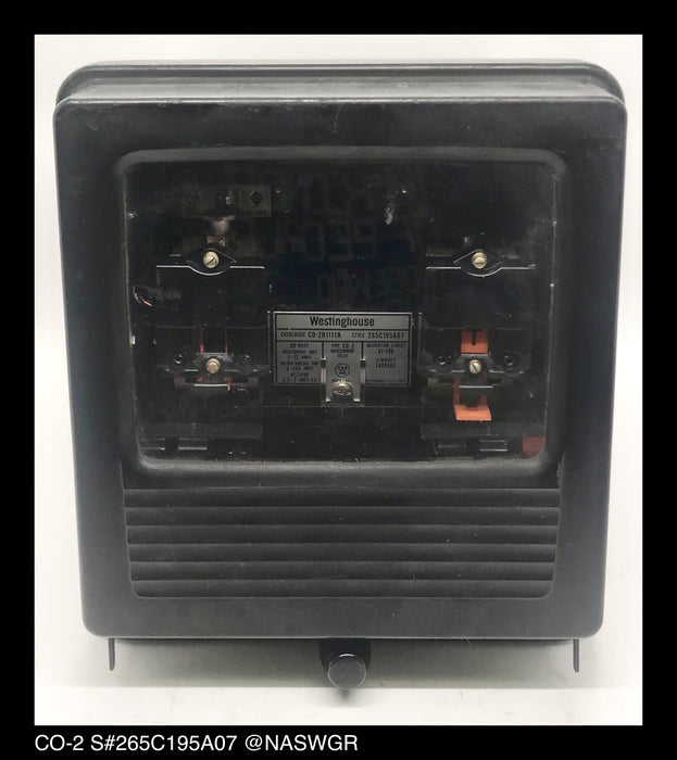 Westinghouse CO-2H1111N Overcurrent Relay - 1/12 Amp