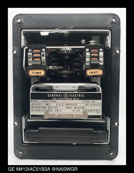 GE 12IAC51B3A Overcurrent Relay - 0.5/2 Amp