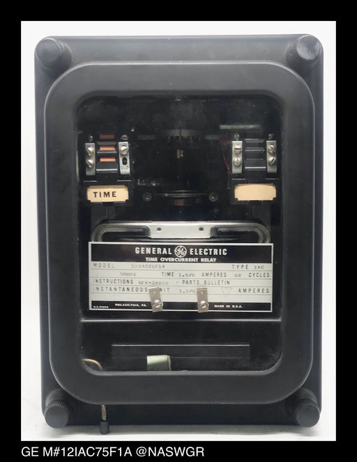 GE 12IAC75F1A Overcurrent Relay - 1.5/6 Amp