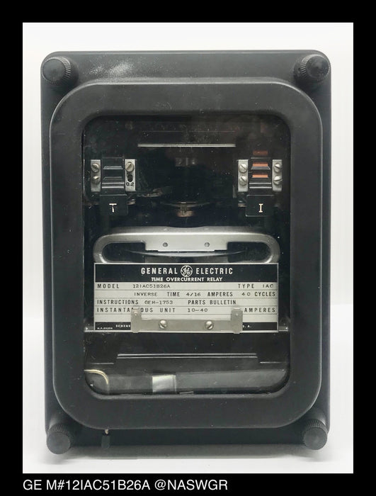 GE 12IAC51B26A Overcurrent Relay - 4/16 Amp