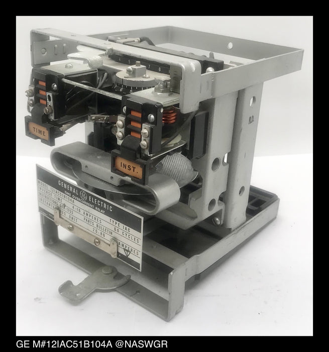 GE 12IAC51B104A Overcurrent Relay - 4/16 Amp
