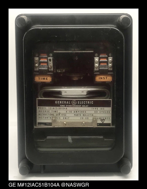 GE 12IAC51B104A Overcurrent Relay - 4/16 Amp