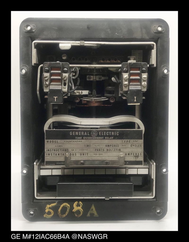 GE 12IAC66B4A Overcurrent Relay 4/8 Amp — North American Switchgear Store