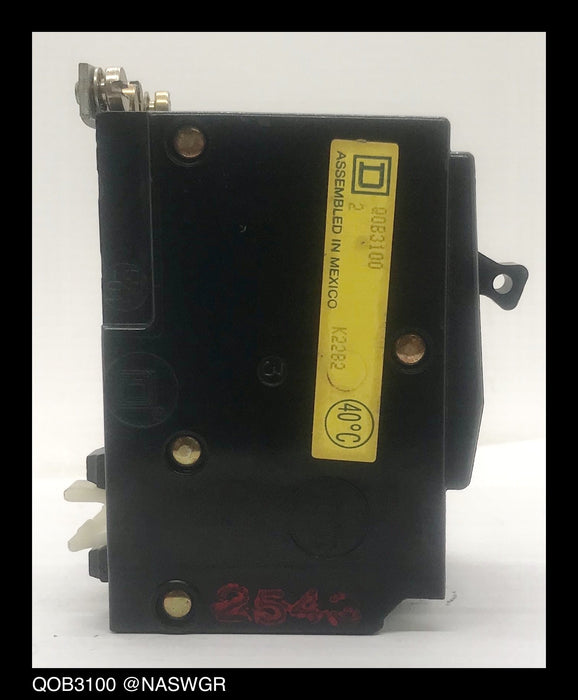 Square D QOB3100 Molded Case Circuit Breaker - 100 Amp