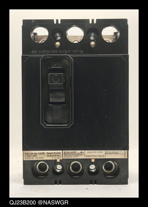 ITE QJ23B200 Molded Case Circuit Breaker ~ 200 Amp