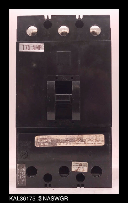 Square D KAL36175 Molded Case Circuit Breaker ~ 175 Amp