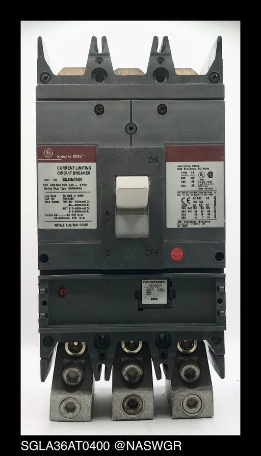 GE Spectra SGLA36AT0400 Molded Case Circuit Breaker - 400 Amp
