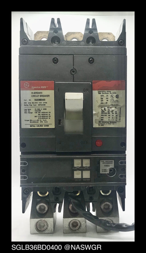 GE Spectra SGLB36BD0400 Circuit Breaker ~ 400 Amp