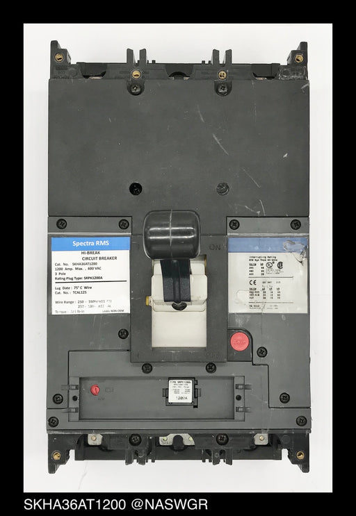 GE Spectra RMS SKHA36AT1200 Circuit Breaker ~ 1200 Amp