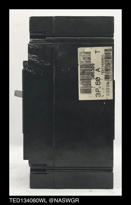 General Electric TED134060WL Molded Case Circuit Breaker - 60 Amp
