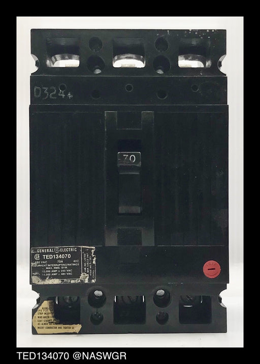 General Electric TED134070 Molded Case Circuit Breaker - 70 Amp