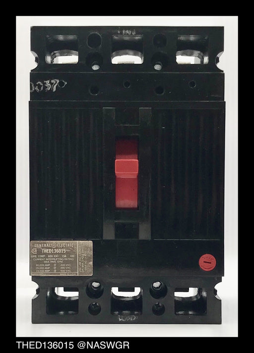 General Electric THED136015 Molded Case Circuit Breaker - 15 Amp