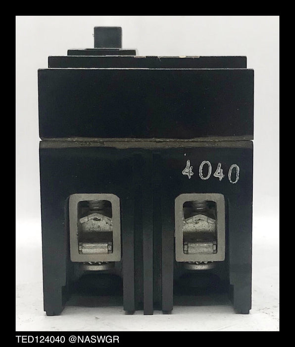 General Electric TED124040 Molded Case Circuit Breaker ~ 40 Amp