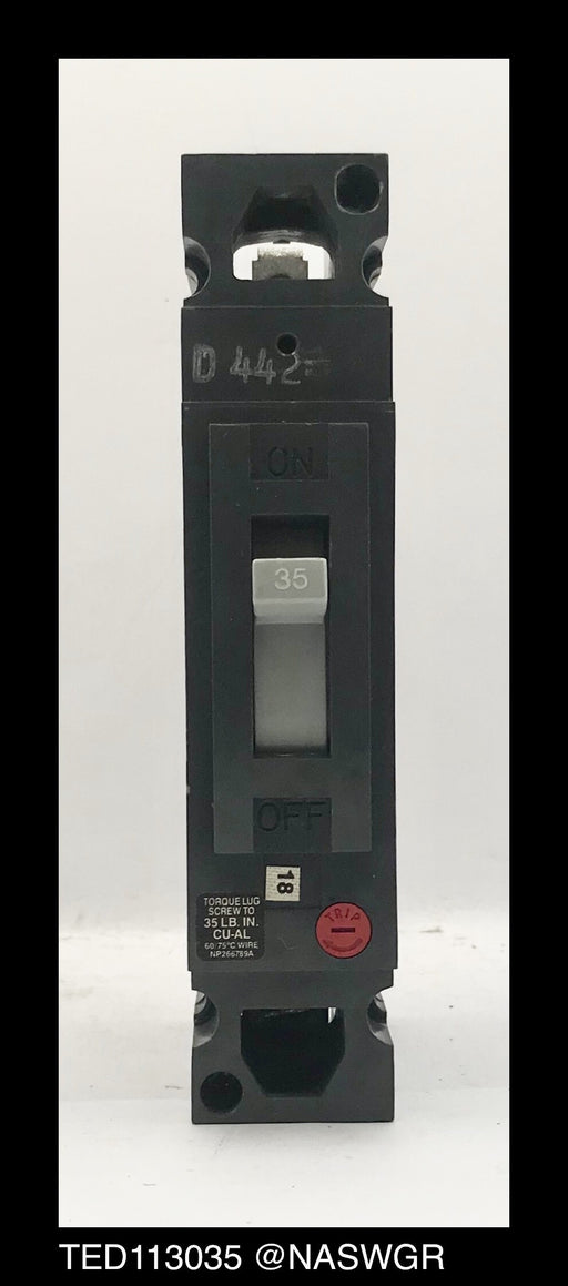 General Electric TED113035 Molded Case Circuit Breaker - 35 Amp