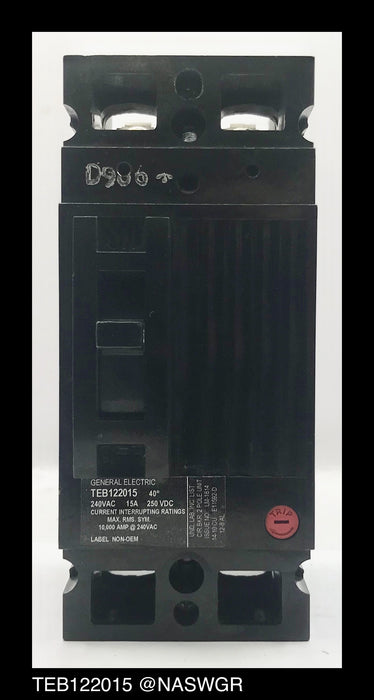 General Electric TEB122015 Molded Case Circuit Breaker - 15 Amp