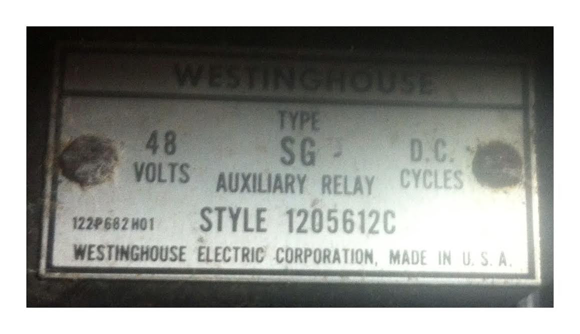1205612C ~ Westinghouse 1205612C DH Control Relay