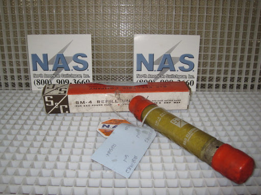 S&C 122150R4 SM-4 Refill Fuse Unit - 100E Amp, 14.4kV - Unused