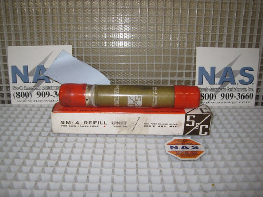 S&C SM-4 Fuse Refill Unit PN: 122275-R4 175E