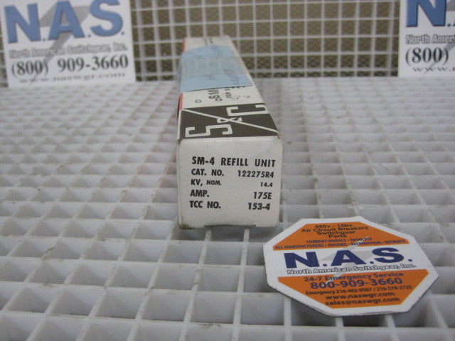 122275R4 ~ S&C SM-4 Fuse Refill Unit TCC153-4 175E 14.4kV *Unused Surplus* ~ PN: 122275R4