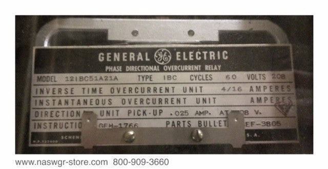 12IBC51A21A ~ GE 12IBC51A21A Phase Directional Overcurrent Relay